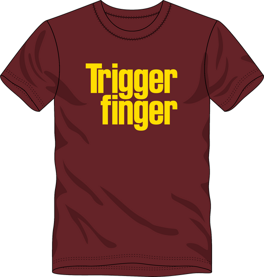 T-shirt - short sleeve BURGUNDY