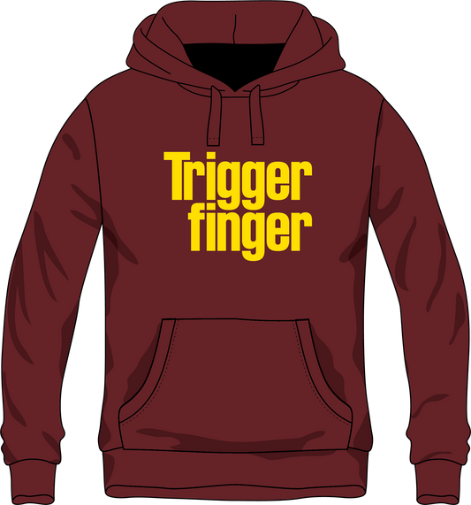 STARS - hoodie BURGUNDY